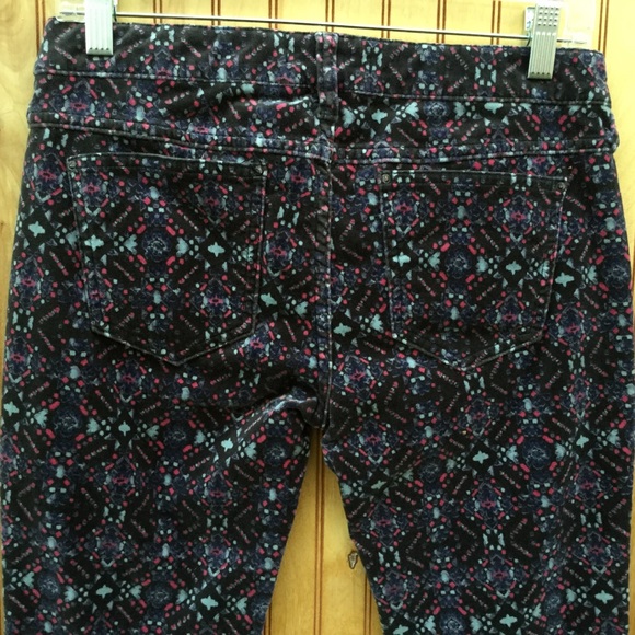 Free People Floral Skinny Crop Jeans 27 - Picture 4 of 8